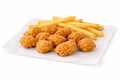 Popcorn chicken and chips (Kids Meal)
